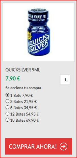 Poppers Quicksilver